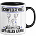 Schwiegerenkel Tasse Geschenk für Schwiegerenkel Der Mann Der Alles Kann Geschenkidee zum Geburtstag Schwarz Trendation