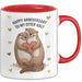 Romantisches Paar Jahrestagsfeier Tasse Geschenk Lustige Geschenkidee Spruch Alles Gute Zum Hochzeitstag Für Meine Otter Hälfte Rot Trendation