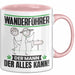 Wanderführer Tasse Geschenk für Wanderführer Der Mann Der Alles Kann Geschenkidee zum Geburtstag Rosa Trendation