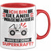 Geländewagenfahrer Tasse Geschenk für Geländewagenfahrer Geburtstag Lustiger Spruch Kaffee-Becher Was Ist Deine Superkraft Rot Trendation