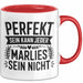 Marlies Tasse Geschenk Perfekt Sein Kann Jeder Geschenkidee Geburtstag Rot Trendation