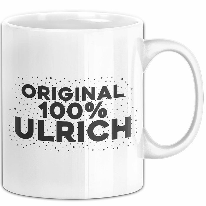 Ulrich Tasse Original 100% Ulrich Geschenk Weiß Trendation