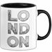 England London Tasse Geschenk Lustige Geschenkidee Spruch Schwarz Trendation