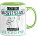 Musikerziehung Tasse Geschenk Ich Bin Musikerziehung Warum Weil Ich Es Kann Geschenkidee Geburtstag Grün Trendation