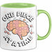 Puzzle Süchtiger Tasse Geschenk Lustige Geschenkidee Spruch Für Gehirn Knobler Grün Trendation