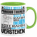 Parkour-Trainer Geschenk Kaffee-Tasse Geschenkidee für Parkour-Trainer Ich Bin Parkour-Trainer Ich Kann Es Dir Erklären Jedoch Nicht Für Dich Verstehen Spruch Lustig Grün Trendation
