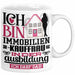 Immobilienkauffrau Ausbildung Start Geschenk Tasse Ich Bin Immobilienkauffrau In Der Ausbildung Ich Darf Das Kaffee-Becher Geschenkidee Weiß Trendation