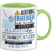 Schwimmsportlerin Tasse Geschenk Lustiger Spruch Bitte Erheben Sie Sich Seine Majestät Die Schwimmsportlerin Betritt Den Raum Grün Trendation