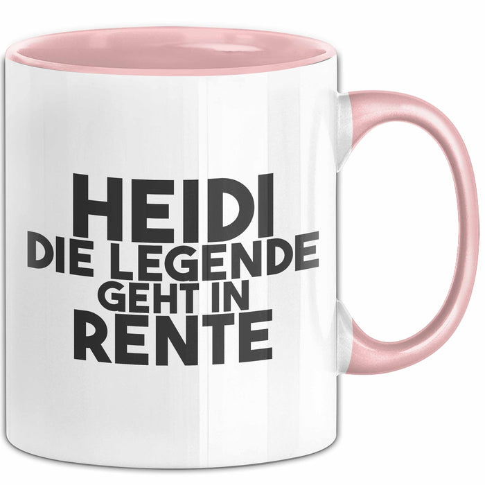 Heidi Tasse Heidi – Die Legende Geht In Rente Geschenk