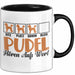Pudel Hören Aufs Wort Tasse Geschenk Pudel Besitzer Mama Becher Trendation