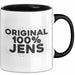 Jens Tasse Original 100% Jens Geschenk Schwarz Trendation