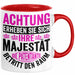 Patentante Geschenk Tasse Spruch Geschenkidee Beste Patentante Achtung Erheben Sie Sich Ihre Majestät Die Patentante Betritt Den Raum Rot Trendation