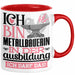 Metallbauerin Ausbildung Start Geschenk Tasse Ich Bin Metallbauerin In Der Ausbildung Ich Darf Das Kaffee-Becher Geschenkidee Rot Trendation