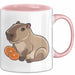 Capybara Tasse Geschenk Lustig Capybara-Liebhaber Rosa Trendation