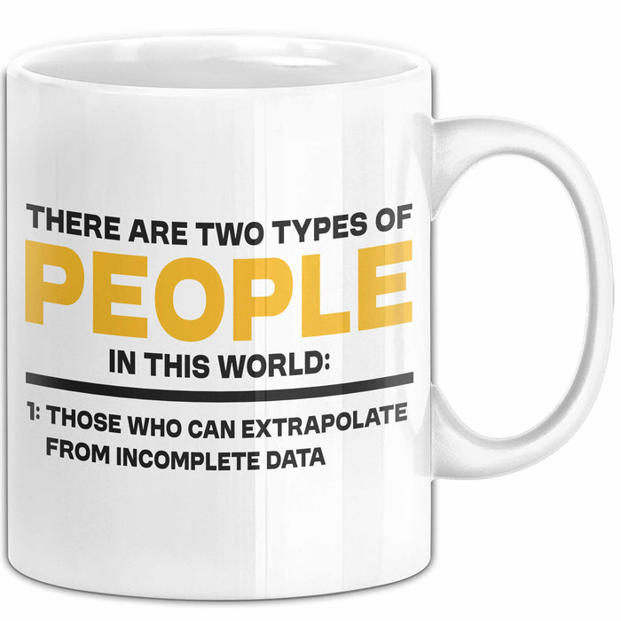 Computerprogrammierer Softwareingenieur Tasse Geschenk Lustige Geschenkidee Spruch Es Gibt Zwei Arten Von Menschen Auf Dieser Welt Weiß Trendation
