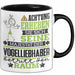 Vogelliebhaber Geschenk Tasse Lustiger Spruch Erheben Sie Sich Der Vogelliebhaber Betritt den Raum Schwarz Trendation