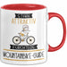 Mountainbike-Guide Tasse Geschenk Becher Stark Attraktiv Furchtlos Mountainbike-Guide Lustige Geschenkidee Rot Trendation