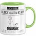Hundeausführerin Tasse Geschenk Ich Bin Hundeausführerin Warum Weil Ich Es Kann Geschenkidee Geburtstag Grün Trendation