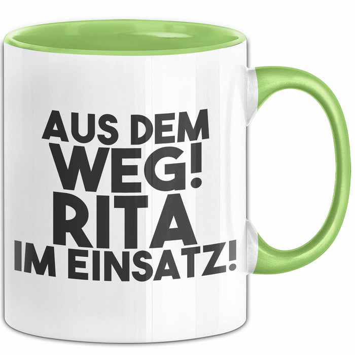 Rita Tasse Aus Dem Weg! Rita Im Einsatz! Geschenk