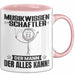 Musikwissenschaftler Tasse Geschenk für Musikwissenschaftler Der Mann Der Alles Kann Geschenkidee zum Geburtstag Rosa Trendation