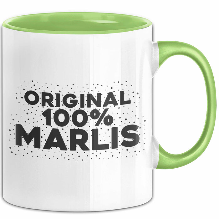 Marlis Tasse Original 100% Marlis Geschenk Grün Trendation