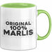 Marlis Tasse Original 100% Marlis Geschenk Grün Trendation