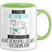 Katzenspielzeug-Designerin Tasse Geschenk Becher Stark Attraktiv Furchtlos Katzenspielzeug-Designerin Lustige Geschenkidee Grün Trendation