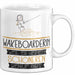 Wakeboarderin Weil Es Keinen Schöneren Beruf Gibt Tasse Geschenk für Eine Wakeboarderin Lustig Weiß Trendation