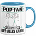 Pop-Fan Tasse Geschenk für Pop-Fan Der Mann Der Alles Kann Geschenkidee zum Geburtstag Blau Trendation