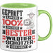 Wildtierschützer Geschenk Lustiger Spruch für Wildtierschützer Geschenkidee Bester Wildtierschützer Der Welt Grün Trendation