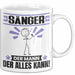 Sänger Tasse Geschenk für Sänger Der Mann Der Alles Kann Geschenkidee zum Geburtstag Weiß Trendation