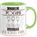 Yogini Tasse Geschenk Ich Bin Yogini Warum Weil Ich Es Kann Geschenkidee Geburtstag Grün Trendation