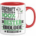 Biologe Geschenk Lustiger Spruch für Biologe Geschenkidee Bester Biologe Der Welt Rot Trendation