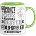 Polo-Spieler Geschenk Lustiger Spruch für Polo-Spieler Geschenkidee Bester Polo-Spieler Der Welt Grün Trendation