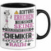 Chemiker Geschenk Tasse Lustiger Spruch Erheben Sie Sich Der Chemiker Betritt den Raum Schwarz Trendation