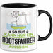 Bootsfahrer Geschenk Tasse So Gut Kann Nur Ein Bootsfahrer Aussehen Geschenkidee Kaffee-Becher Schwarz Trendation