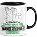 Wanderführer Geschenk Tasse So Gut Kann Nur Ein Wanderführer Aussehen Geschenkidee Kaffee-Becher Schwarz Trendation
