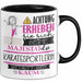Karatesportlerin Tasse Geschenk Lustiger Spruch Bitte Erheben Sie Sich Seine Majestät Die Karatesportlerin Betritt Den Raum Schwarz Trendation