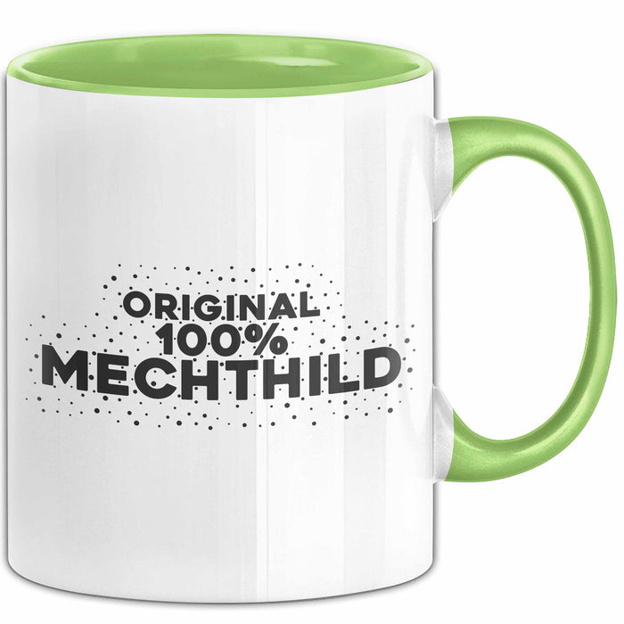 Mechthild Tasse Original 100% Mechthild Geschenk Grün Trendation