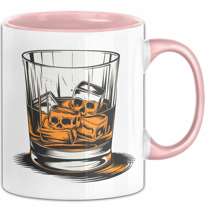 Whiskytrinker Tasse Geschenkidee für Whisky Liebhaber Rosa Trendation