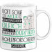 Höhlenforscherin Geschenk Becher Tasse Gott Schuf Alle Menschen Gleich Nur Die Besten Durfeten Höhlenforscherin Werden Geschenkidee Lustig Weiß Trendation
