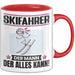 Skifahrer Tasse Geschenk für Skifahrer Der Mann Der Alles Kann Geschenkidee zum Geburtstag Rot Trendation