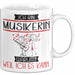 Musikerin Tasse Geschenk Ich Bin Musikerin Warum Weil Ich Es Kann Geschenkidee Geburtstag Weiß Trendation