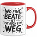 Beate Tasse Geschenk Wo Eine Beate Ist Ist Auch Ein Weg Geschenkidee Becher mit Name Rot Trendation