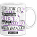 Musikmanagerin Geschenk Becher Tasse Gott Schuf Alle Menschen Gleich Nur Die Besten Durfeten Musikmanagerin Werden Geschenkidee Lustig Weiß Trendation