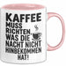 Kaffeeliebhaber Tasse Geschenk Lustige Geschenkidee Spruch Kaffee Muss Richten, Was Die Nacht Nicht Hinbekommen Hat Rosa Trendation