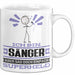 Sänger Geschenk Tasse Ich Bin Sänger Aber Sag Doch Einfach Superheld Lustige Geschenkdiee für Sänger Kaffee-Becher Weiß Trendation