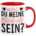 Willst du Meine Patentante Sein Verkündung Tasse Geschenkidee Spruch Beste Patentante Kaffee-Becher Rot Trendation