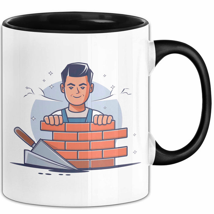 Maurer Tasse Geschenk Lustige Geschenkidee Spruch Für Ziegelbauer Trendation