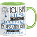 Popsängerin Tasse Geschenk Ich Bin Diese Eine Legendäre Popsängerin Von Der Alle Reden Geschenkidee Geburtstag Weihnachten Grün Trendation